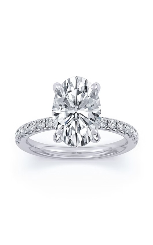 Centurion 14k White Gold 100 Facets 1.55CT E VVS2 Oval .48ctw and Round Lab Grown Diamond Hidden Halo Engagement Ring RG062193-OV-H1.5C-WLG14-7