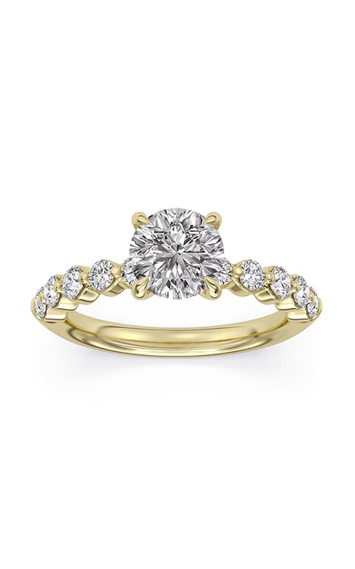 Centurion 14k Yellow Gold 100 Facets 1.51ct E VVS2 Center and .66ctw Round Lab Grown Diamond Hidden Halo Engagement Ring RG067463-RD-H1.5C-YLG14-7
