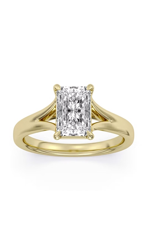 Centurion 14k Yellow Gold 2.06ct F VS1 100 Facets Radiant Lab Grown Diamond Split Shank Engagement Ring RG072359-RA-H2C-YLG14-7