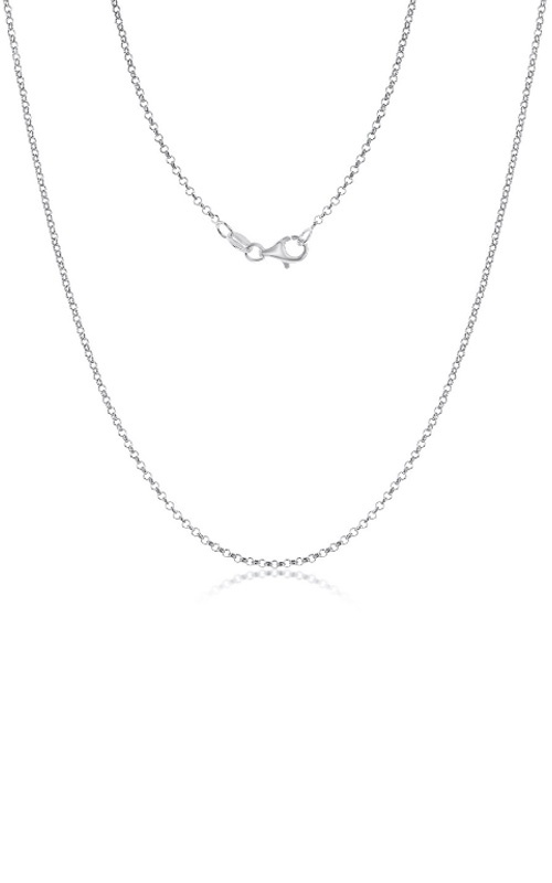 1.2mm Diamond-Cut Adjustable Sterling Silver Chain Necklace – 24 Inches, 925 Silver, Unbranded