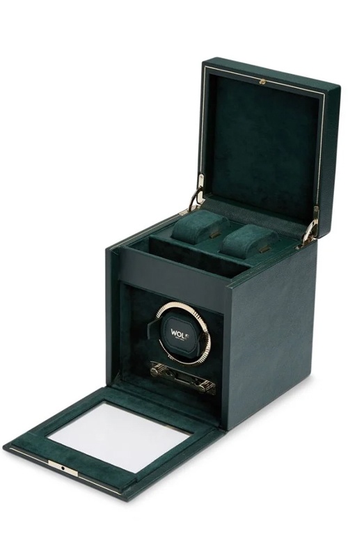 Wolf British Racing Single Watch Winder with Storage 792141