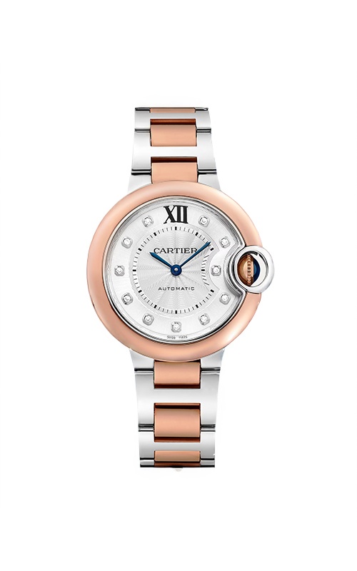 Pre-Owned Cartier Ballon Bleu 18K Rose Gold & Steel 36MM W3BB0007