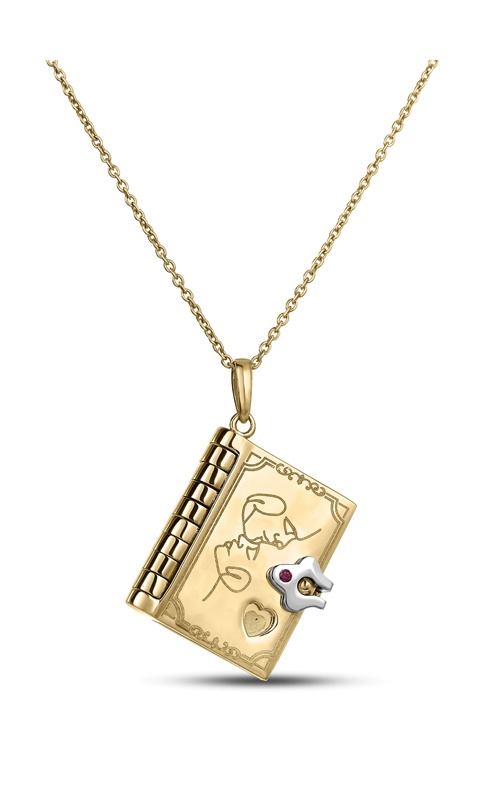Roberto Coin 18k Tiny Treasures Love Book 18'' Necklace 002180AJCH00