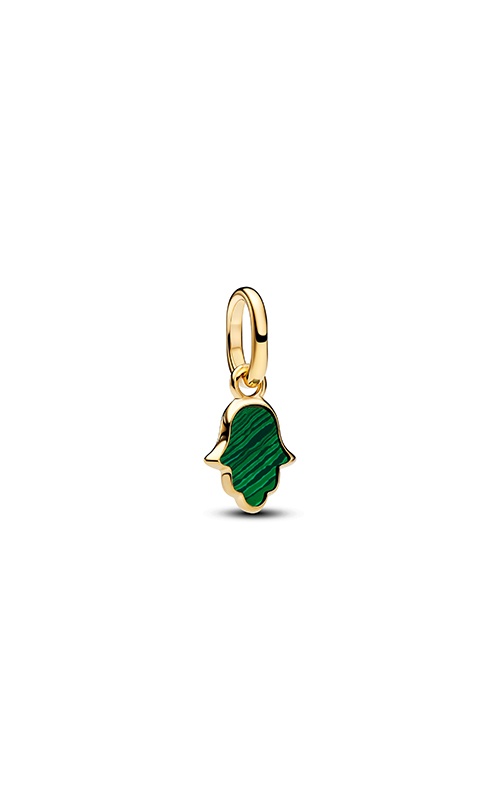 Pandora Green Hamsa Hand Mini Dangle Charm 764612C01