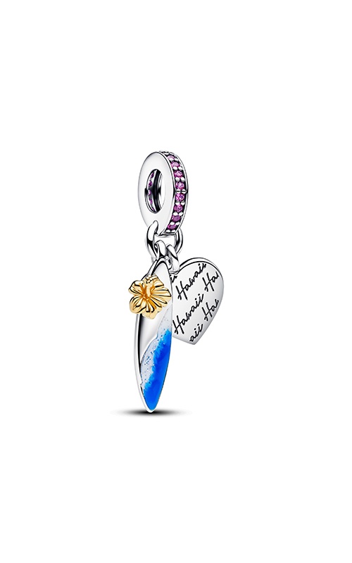 Pandora Surf Board Double Dangle Charm 764628C01