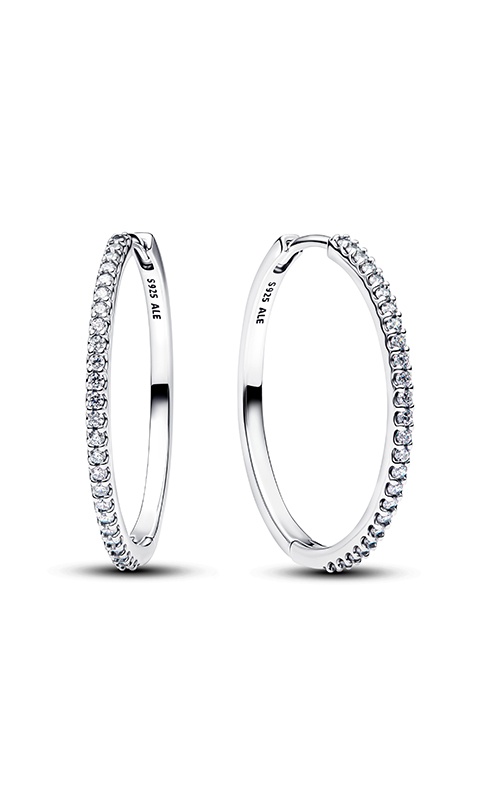 Pandora Sparkling Hoop Earrings 294650C01