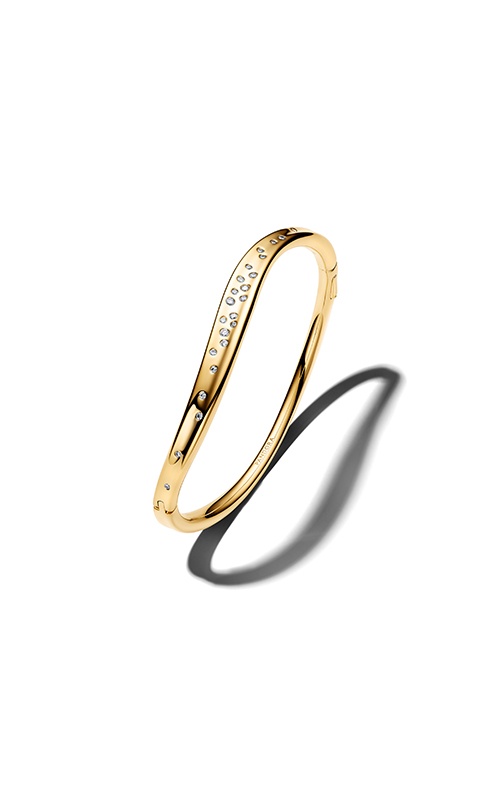 Pandora Organically Shaped Stone-Set Bangle 564655C01-1