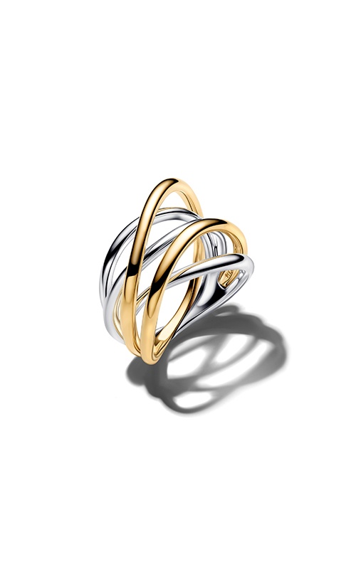 Pandora Two-Tone Entwined Band Ring 164673C00-52