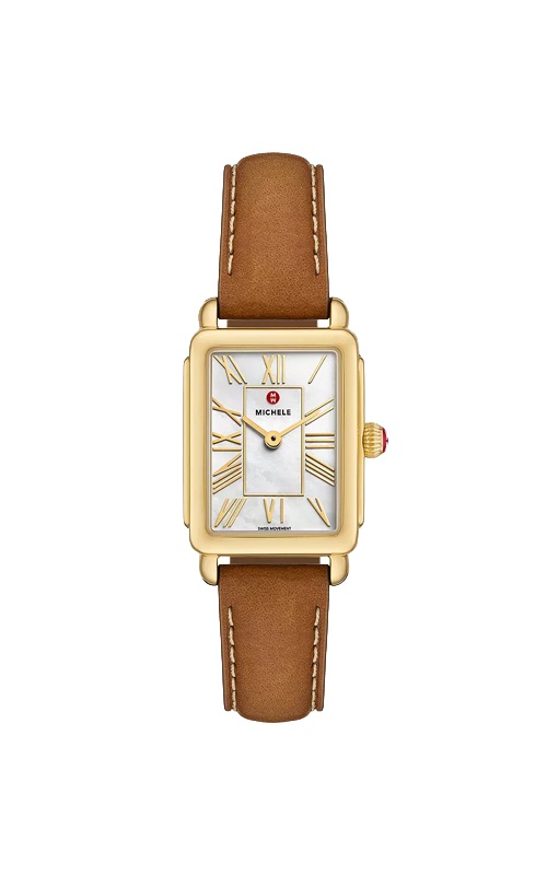 Michele Deco Park 18K Gold-Plated Watch MWW06E000150