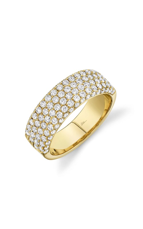 Shy Creation 14k Yellow Gold 1.32ct Diamond Pave Band SC28023447