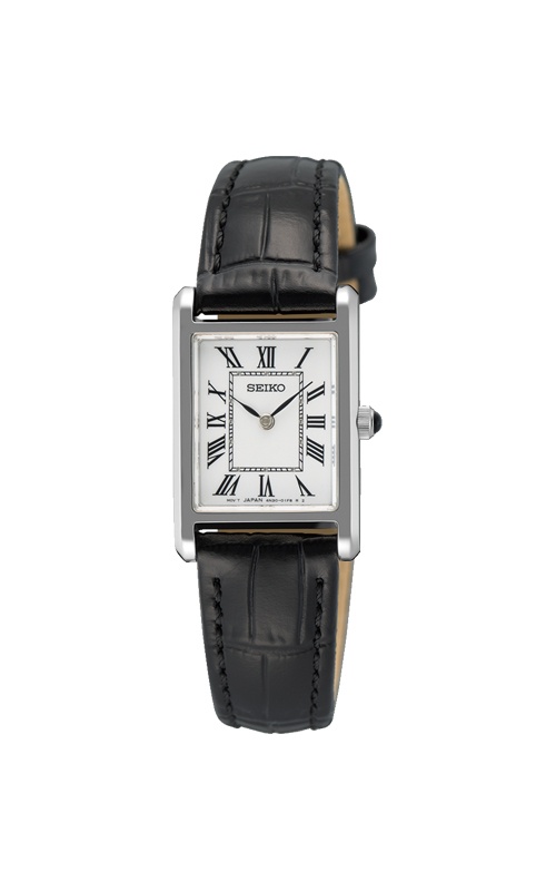 Seiko Ladies' Essentials 20mm White Dial Watch SWR107