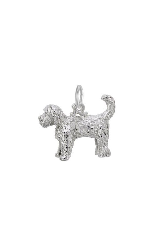 Rembrandt Sterling Silver Labradoodle Dog Charm 1694-000