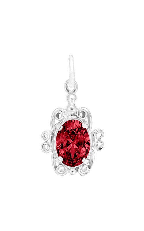 Rembrandt Sterling Silver Filigree January Charm 4764-001