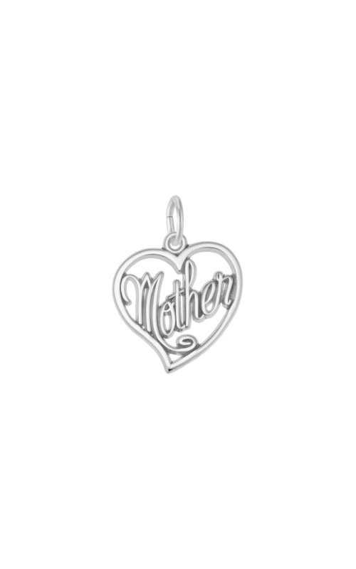 Rembrandt Sterling Silver Mother Open Heart Charm 3500-000