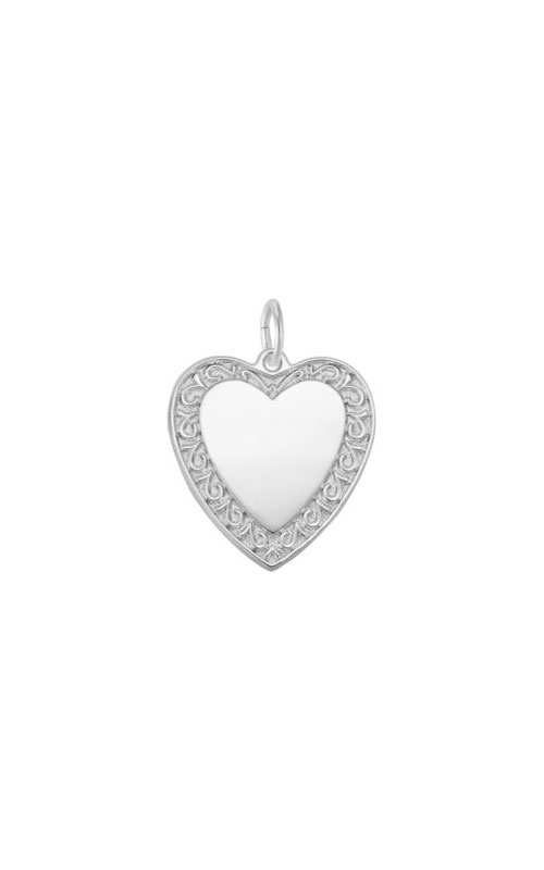 Rembrandt Sterling Silver Scrolled Classic Heart Charm 1495-000
