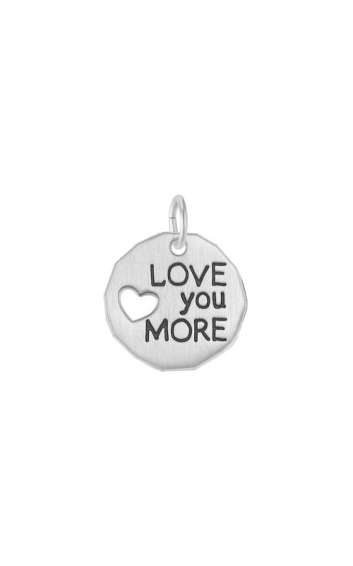 Rembrandt Sterling Silver Love You More Charm 1558-000