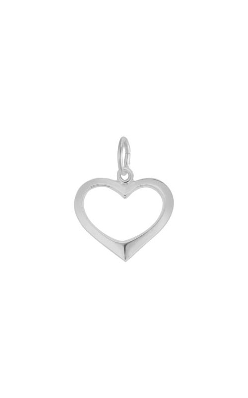 Rembrandt Sterling Silver Open Heart Charm 3391-000