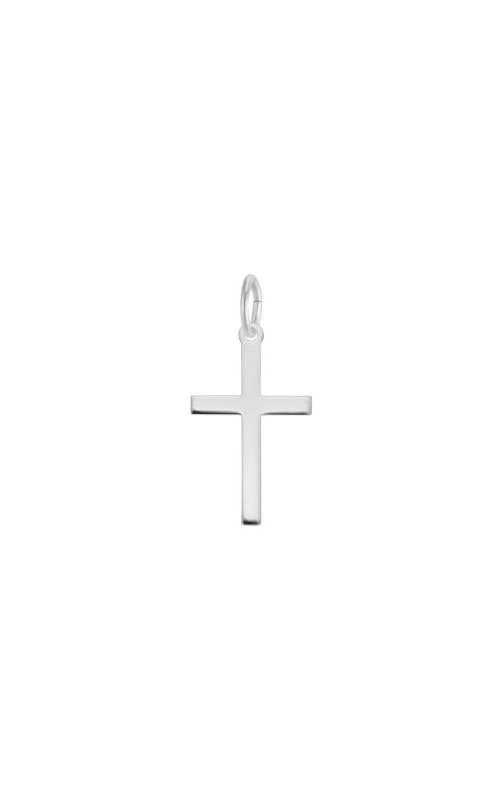 Rembrandt Sterling Silver Medium Plain Cross Charm 4903