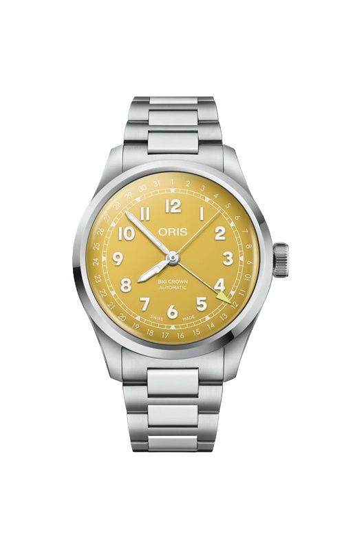 Oris Big Crown Pointer Date Yellow Dial Automatic Watch 01 754 7798 4069-07 8 20 06