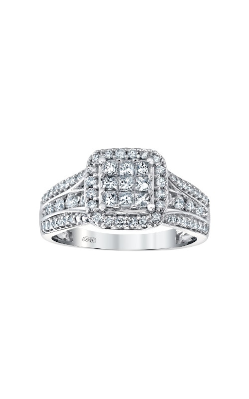 Albert's 10K White Gold 1.00CTW Diamond Engagement Ring RE-14630BBA68W0