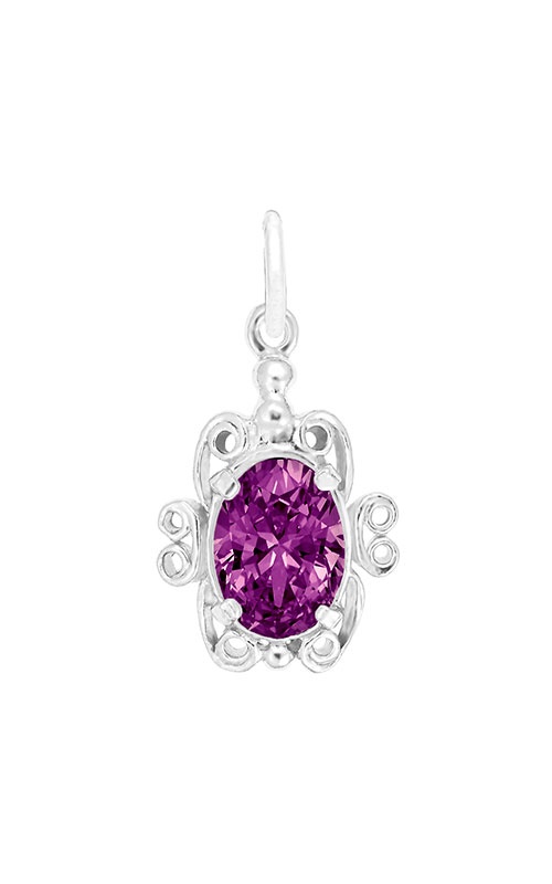 Rembrandt Sterling Silver Filigree June Birthstone Charm 4764-006