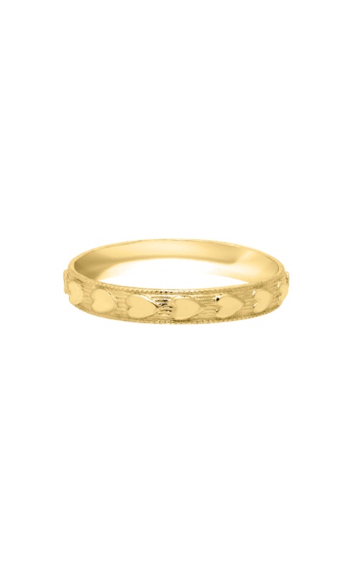 Albert's Kids 10k Yellow Gold Heart Ring SIZE 1 - R398