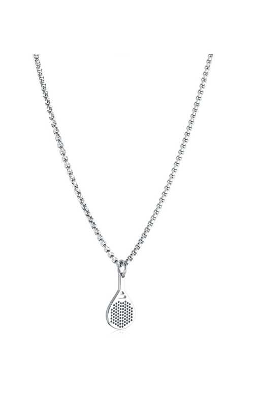 Italgem Stainless Steel Paddle Racket Necklace SP469
