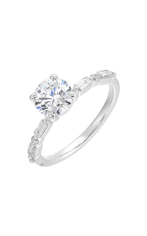 Perfect Love 14k White Gold 1/4ctw Semi Mount Engagement Ring W2931RN100SM-4WB