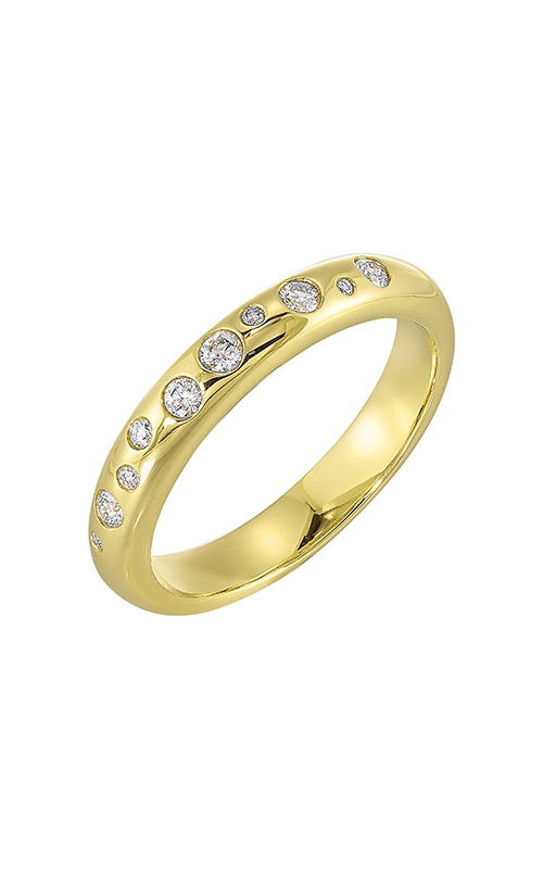 Perfect Love 14k Yellow Gold 1/7ctw Round Flush Wedding Band WBD6281RN200-4YB