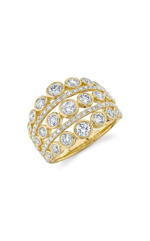 Shy Creation 14k Yellow Gold 2.01ctw Round Diamond Bezel Ring SC55023224