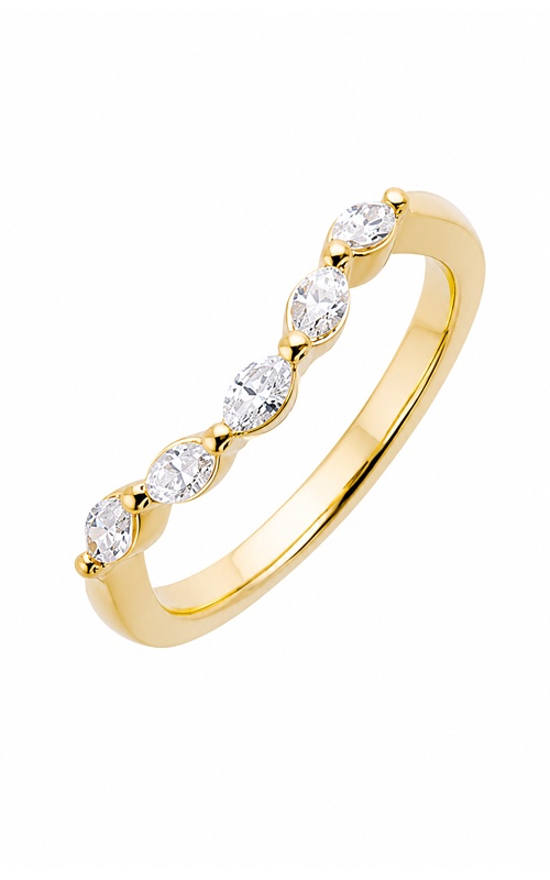 Perfect Love 14k Yellow Gold 1/3ctw Marquise Contour Wedding Band WBD0751RN100-4YB
