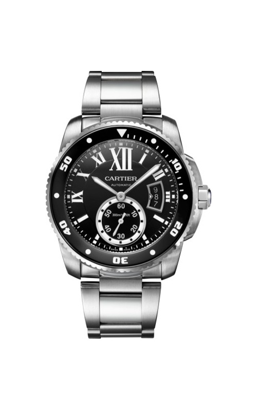 Pre-Owned Calibre De Cartier Stainless Steel 42MM W7100057