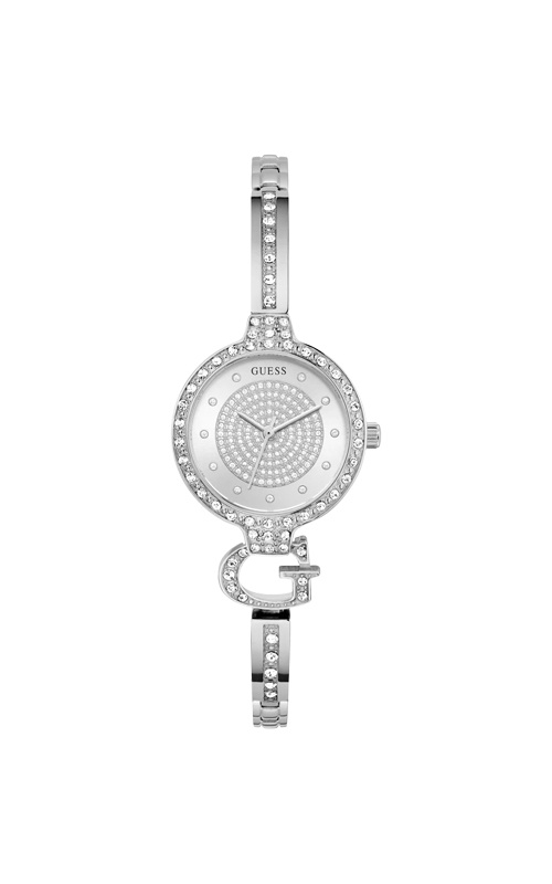 GUESS Ladies'' Giselle Silver Tone Analog Watch GW0929L1