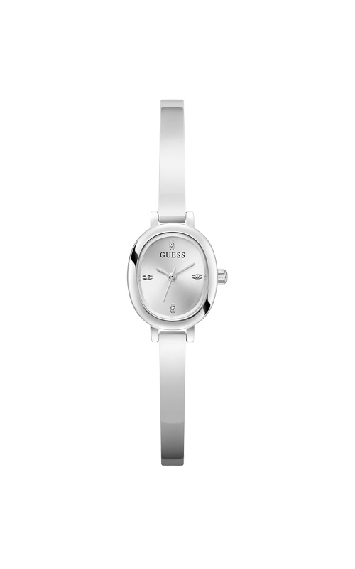 GUESS Ladies' Silver Tone Analog Watch GW0924L1