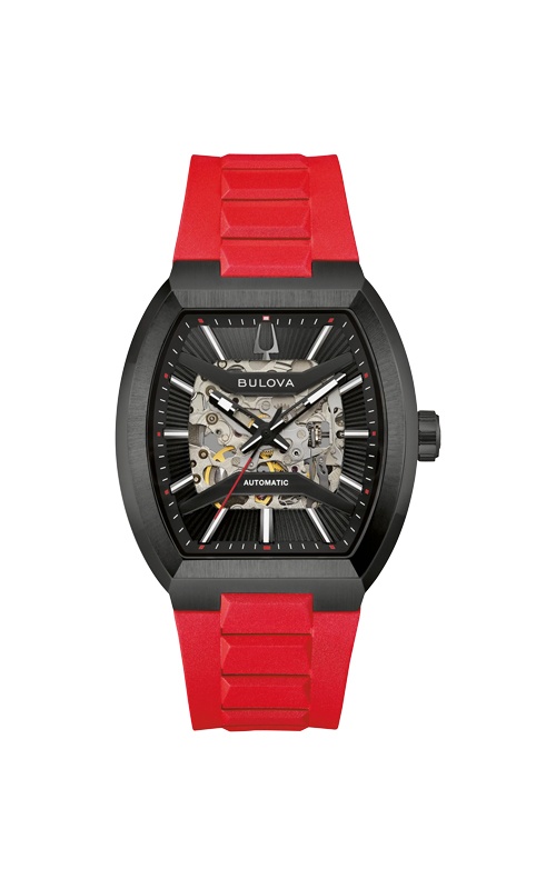 Bulova Men's Maquina Openwork Automatic Watch 98A341