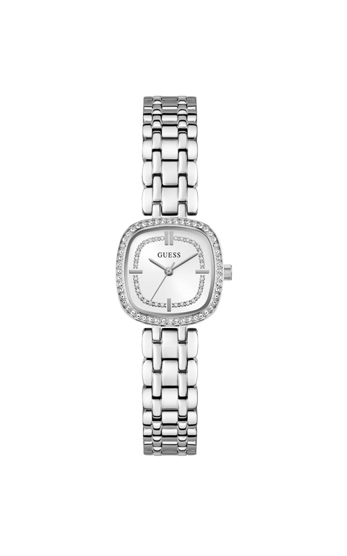 GUESS Ladies' Hazel Silver Tone Analog Watch GW1018L1