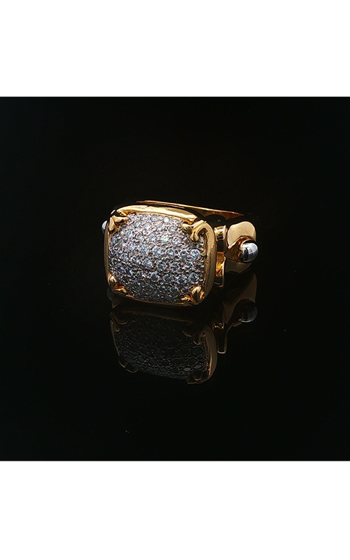 Albert's Estate 18K Yellow Gold .77CTW Round Diamond Cocktail Ring EDRIN03900