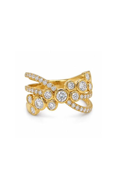 Shy Creation 14k Yellow Gold 1.01ctw Diamond Bezel Ring SC55029746