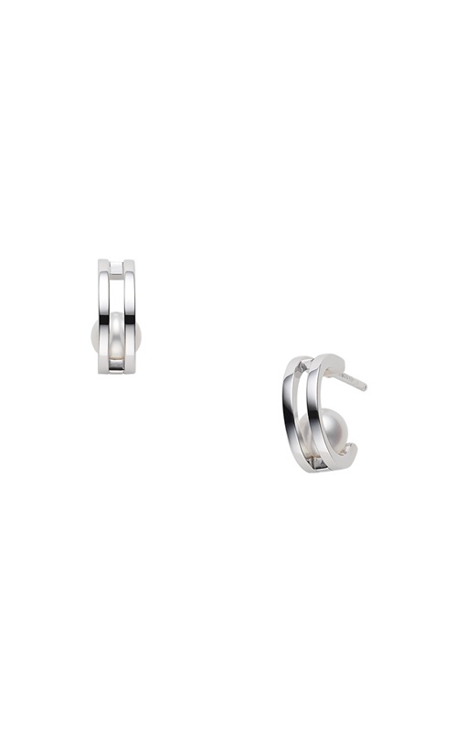 Mikimoto 18k White Gold 5mm Akoya A+ Earrings MEQ10160AXXW