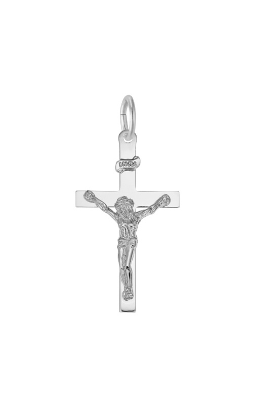 Rembrandt Charms Sterling Silver Crucifix Charm 4938