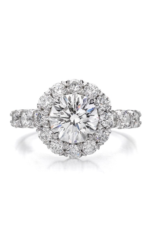 Christopher Designs 2.06 ct Round Center 1.38 ctw Halo Engagement Ring G52-RD200