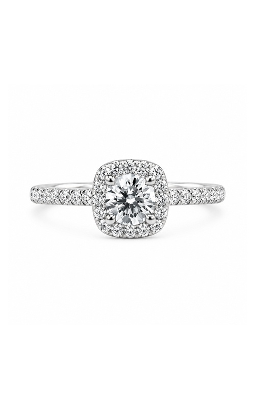 Albert's 14kw .70ct Princess Cut GVS2 .32tw with Halo DER1C00092
