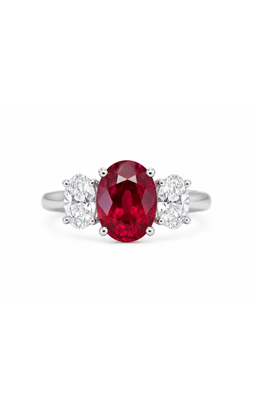 Albert's Platinum 2.28ct Ruby and 1.01ctw Diamond Ring 27178R