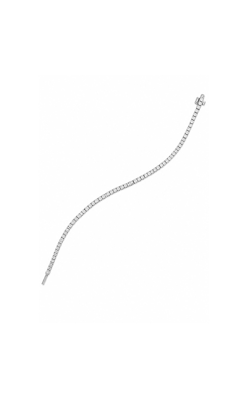 Albert's 14k White Gold 3ctw Round Diamond Lab Grown Tennis Bracelet ABC1030/300-4W