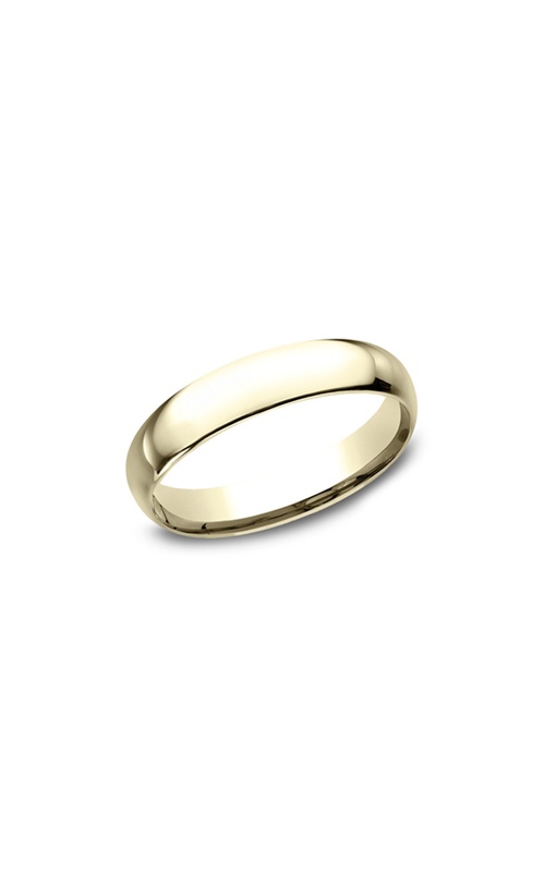 Benchmark Men's and Ladies' 10k Yellow Gold 4mm Dome Comfort Fit Wedding Band - SIZE 10 - LCF14010KY10