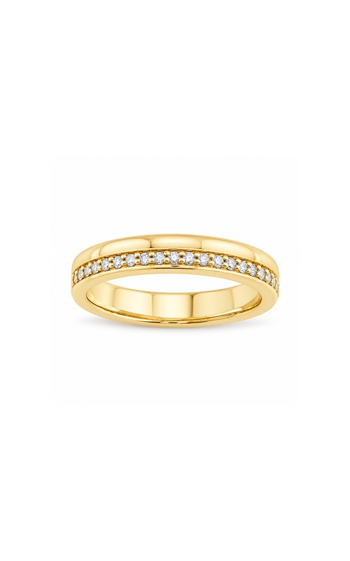 Perfect Love 14k Yellow Gold 1/7ctw Diamond Classic Wedding Band RG16846-4YB