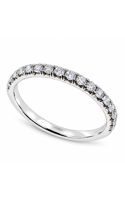 Albert's 14k White Gold .35ctw Round 1/2 Way Wedding Band B10015-HW032A