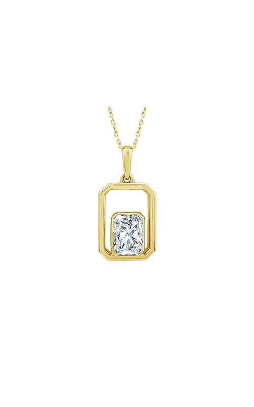 Albert's 14k Yellow Gold 1.04ct Radiant Lab Grown Diamond 18'' Necklace SSPF0395XK5Y