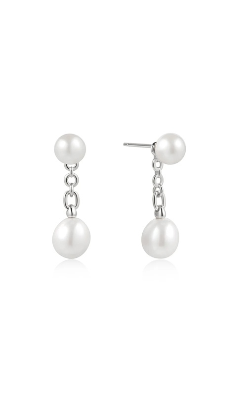 Ania Haie Sterling Silver Freshwater 6.5-7mm Pearl Stud Ear Jackets E058-06H