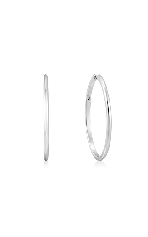 Ania Haie Sterling Silver Large Hoop Earrings E059-21H
